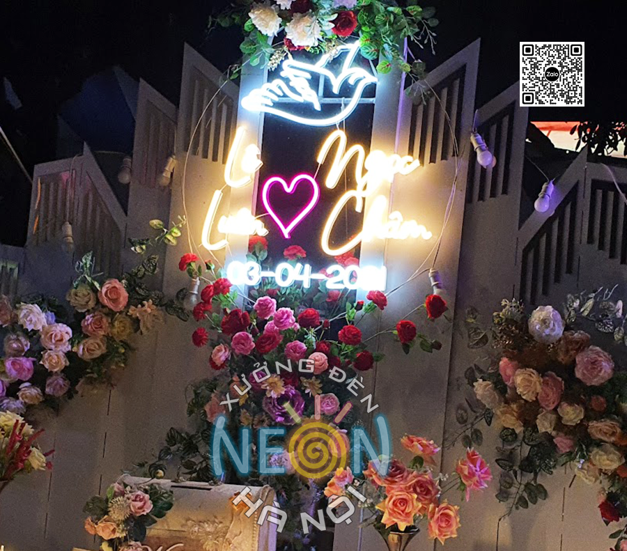 đèn neon theo tên riêng